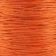 Wax cord 1.0 mm Orange